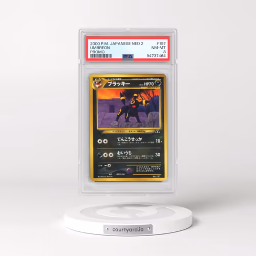 2000 Pokémon Neo 2 Promo #197 Umbreon - Promo (PSA 8 NM-MT)