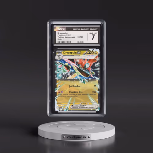 2024 Pokémon Twm EN-Twilight Masquerade #130 Dragapult EX - Holo (CGC 7 NM)