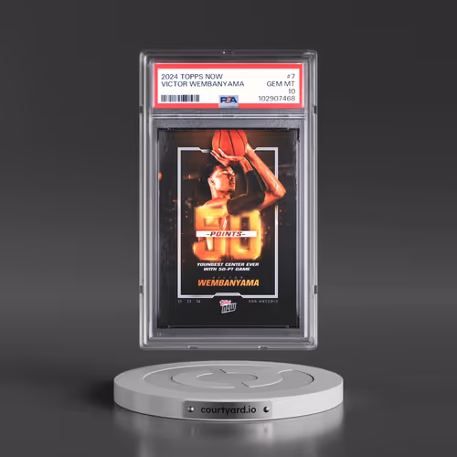 2024 Topps Now #7 Victor Wembanyama (PSA 10 GEM MINT)