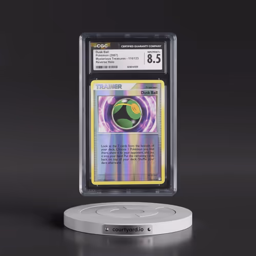 2007 Mysterious Treasures #110/123 Dusk Ball - Reverse Holo (CGC 8.5 NM-MT+)