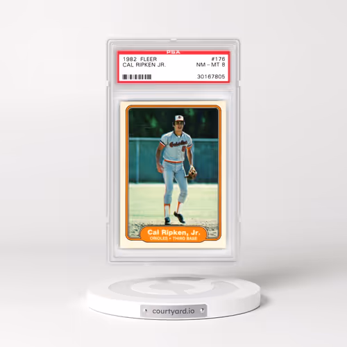 1982 Fleer #176 Cal Ripken Jr. (PSA 8 NM-MT)