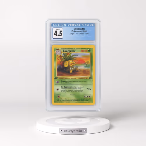 1999 Jungle #35/64 Exeggutor - 1st Edition 1st Edition (CGC 4.5 VG-EX+)