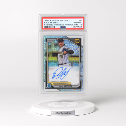 2024 Bowman Mega Box Chrome Bowman Prospect Mega Autographs #PS Paul Skenes (PSA 10 GEM MINT)