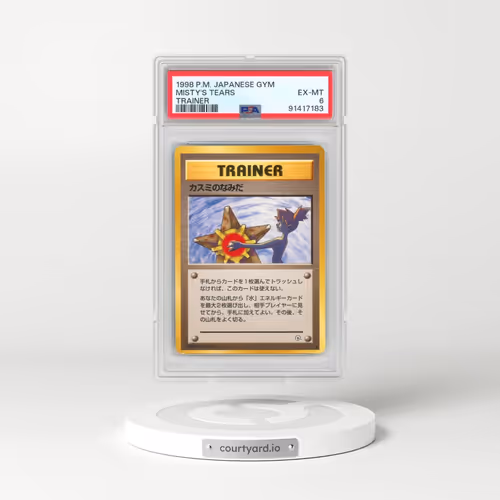 1998 Pokémon Gym Misty's Tears - Trainer (PSA 6 EX-MT)