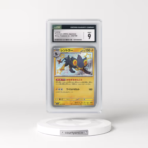 2023 Shiny Treasure ex #242/190 Luxray (CGC 9 MINT)