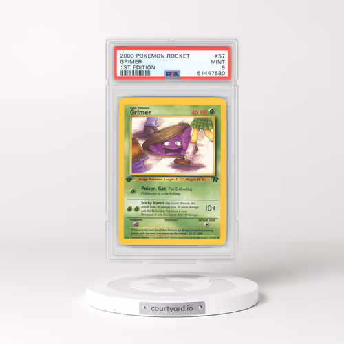 2000 Team Rocket #57 Grimer - 1st Edition (PSA 9 MINT)