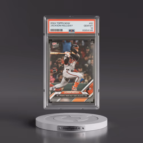 2024 Topps Now #61 Jackson Holliday (PSA 10 GEM MINT)