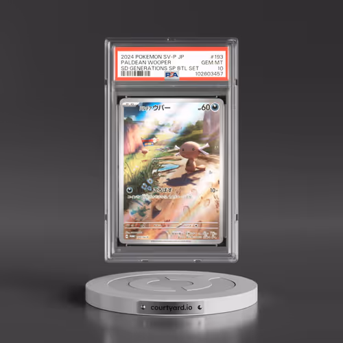 2024 Pokémon SV-P Promo #193 Paldean Wooper - Start Deck Generations Special Battle Set (PSA 10 GEM