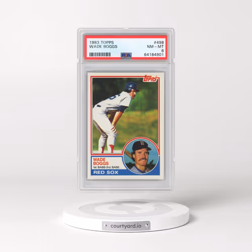 1983 Topps #498 Wade Boggs (PSA 8 NM-MT)