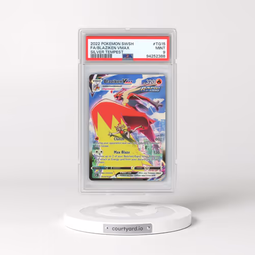 2022 Pokémon Sword & Shield Silver Tempest #TG15 Blaziken Vmax - Full Art (PSA 9 MINT)