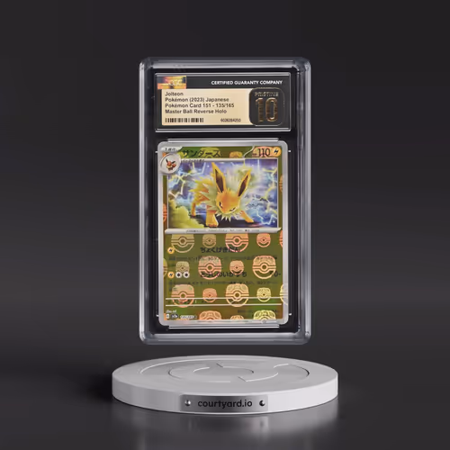 2023 Pokémon Card 151 #135/165 Jolteon - Reverse Holo Master Ball (CGC 10 PRISTINE)