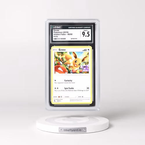 2019 Hidden Fates #48/68 Eevee - Holo (CGC 9.5 MINT+)