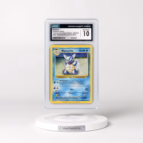 2023 Trading Card Game Classic - CLV, CLC, CLB #002/034 Wartortle - Blastoise & Suicune ex Deck - CL