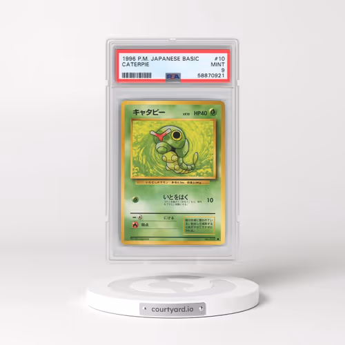 1996 Pokémon Basic #10 Caterpie (PSA 9 MINT)