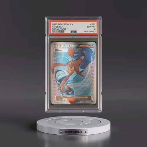 2016 Pokémon XY Breakpoint #122 Skyla - Full Art (PSA 8 NM-MT)