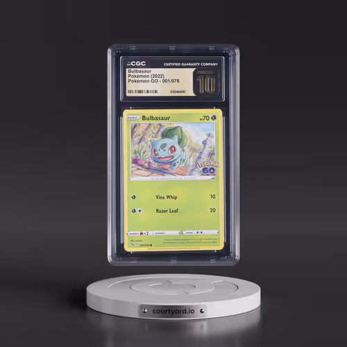 2022 Pokémon GO #001/078 Bulbasaur (CGC 10 PRISTINE)