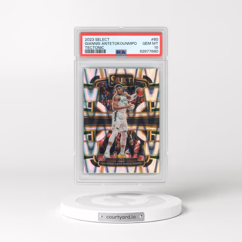 2023 Panini Select #60 Giannis Antetokounmpo - Tectonic (PSA 10 GEM MINT)