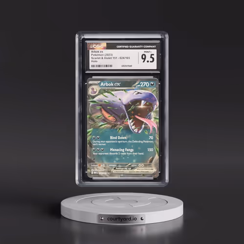 2023 Scarlet & Violet 151 - MEW EN #024/165 Arbok ex - Holo (CGC 9.5 MINT+)