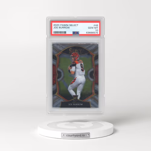 2020 Panini Select #46 Joe Burrow (PSA 10 GEM MINT)