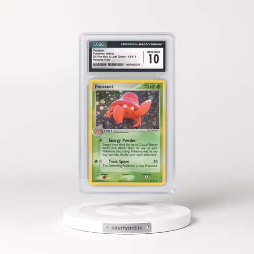 2004 EX FireRed & LeafGreen #43 Parasect - Holo (CGC 10 GEM MINT)