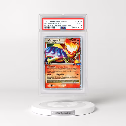 2007 Pokémon Diamond & Pearl Black Star Promo #DP10 Infernape LV.X - Holo (PSA 9 MINT)