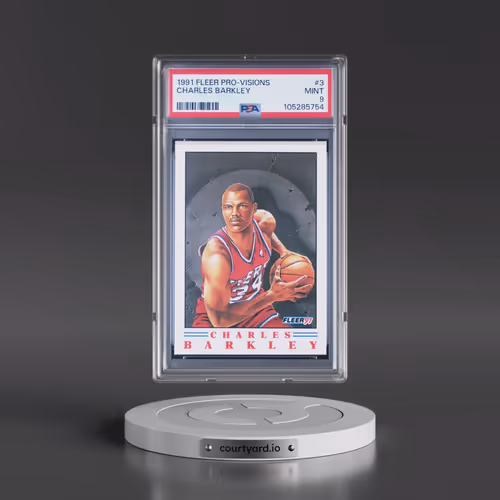 1991 Fleer Pro-Visions #3 Charles Barkley (PSA 9 MINT)