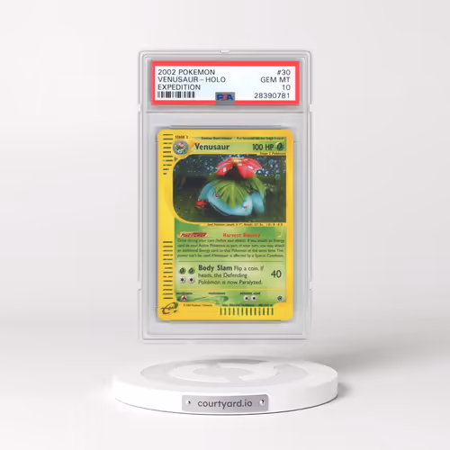2002 Pokémon Expedition #30 Venusaur - Holo (PSA 10 GEM MINT)