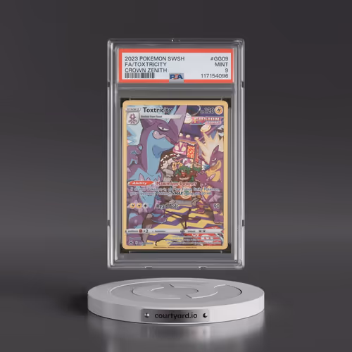 2023 Pokémon Sword and Shield Crown Zenith #GG09 Toxtricity - Full Art (PSA 9 MINT)