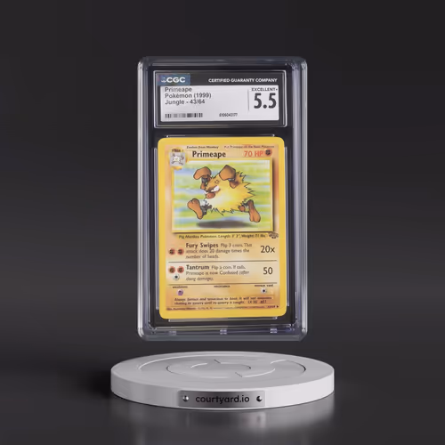 1999 Jungle #43/64 Primeape (CGC 5.5 EX+)