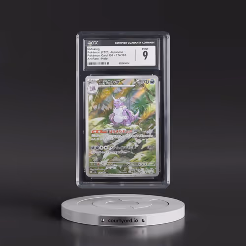 2023 Pokémon Card 151 #174/165 Nidoking - Art Rare Holo (CGC 9 MINT)