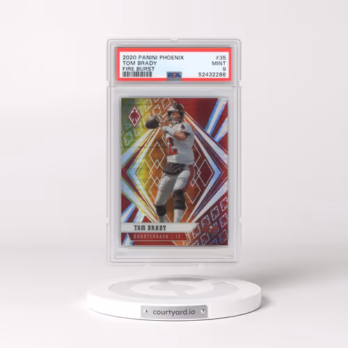 2020 Panini Phoenix #35 Tom Brady - Fire Burst (PSA 9 MINT)