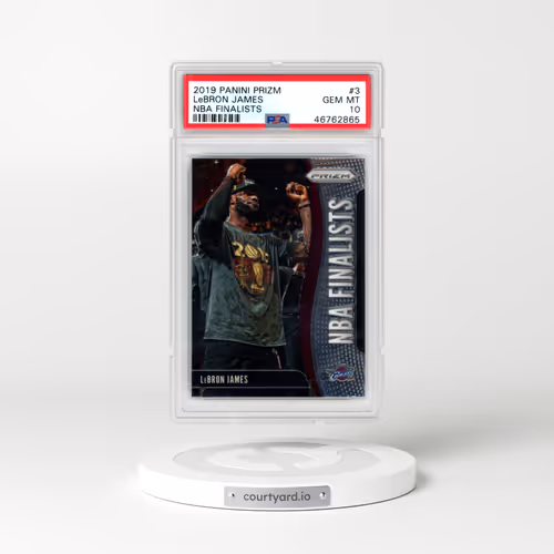 2019 Panini Prizm NBA Finalists #3 LeBron James (PSA 10 GEM MINT)