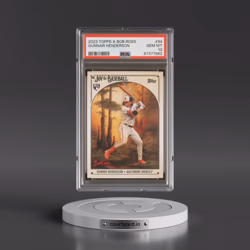 2023 Topps X Bob Ross the Joy of Baseball #94 Gunnar Henderson (PSA 10 GEM MINT)