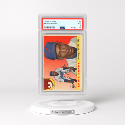 1955 Topps #28 Ernie Banks (PSA 3 VG)