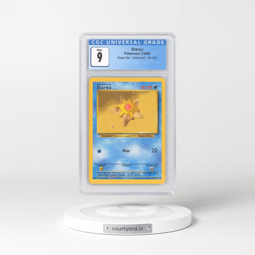 1999 Base Set #65 Staryu (CGC 9 MINT)