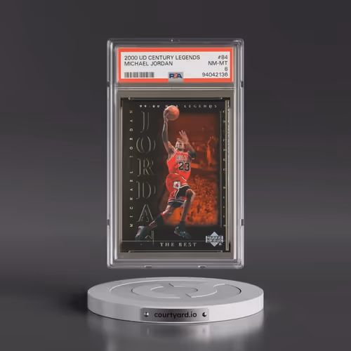 2000 Upper Deck Century Legends #84 Michael Jordan (PSA 8 NM-MT)
