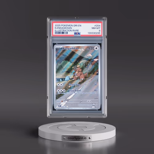 2025 Pokémon Dri EN-Destined Rivals #204 Kangaskhan - Illustration Rare (PSA 8 NM-MT)