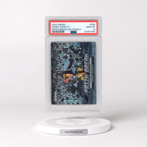 2022 Panini Prizm Prizm Break #PB5 Kenny Pickett - No Huddle (PSA 10 GEM MINT)