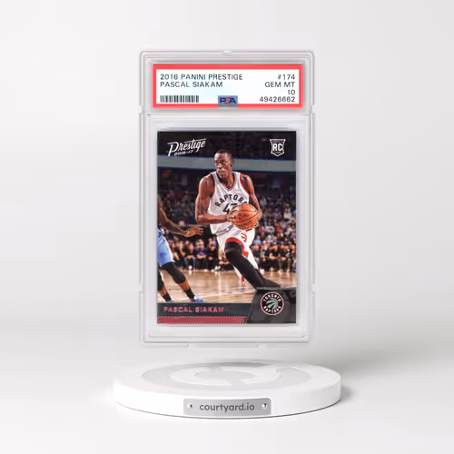 2016 Panini Prestige #174 Pascal Siakam (PSA 10 GEM MINT)
