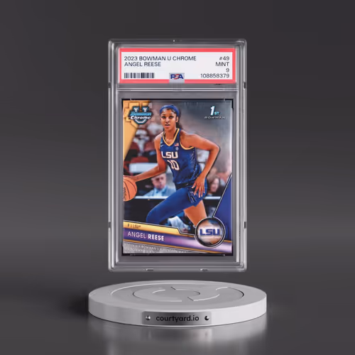 2023 Bowman University Chrome #49 Angel Reese (PSA 9 MINT)