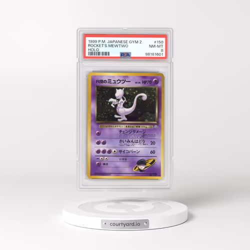 1999 Gym 2: Challenge from the Darkness #150 Rocket's Mewtwo - Holo (PSA 8 NM-MT)