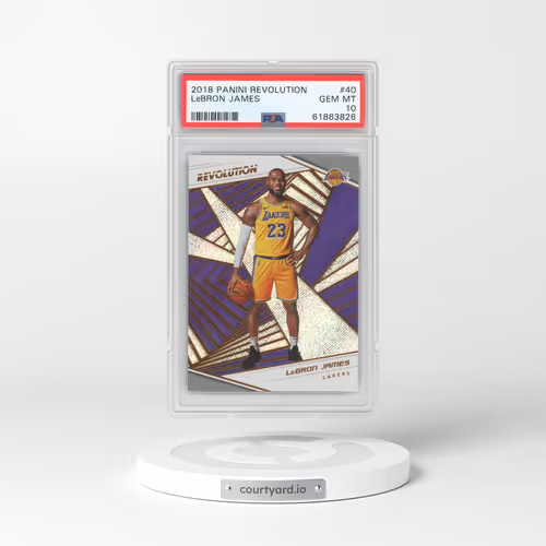 2018 Panini Revolution #40 LeBron James (PSA 10 GEM MINT)