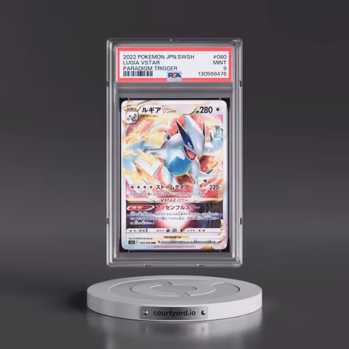 2022 Pokémon Sword & Shield Paradigm Trigger #080 Lugia Vstar (PSA 9 MINT)