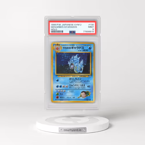 1999 Pokémon Gym 2 #130 Giovanni's Gyarados - Holo (PSA 9 MINT)