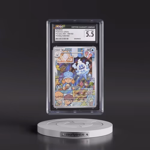 2023 Paradox Rift - PAR EN #190/182 Vanillish - Holiday Calendar (Snowflake Stamp) (Holo) (CGC 5.5 E