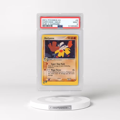 2003 Pokémon EX Ruby & Sapphire #8 Hariyama - Holo (PSA 9 MINT)