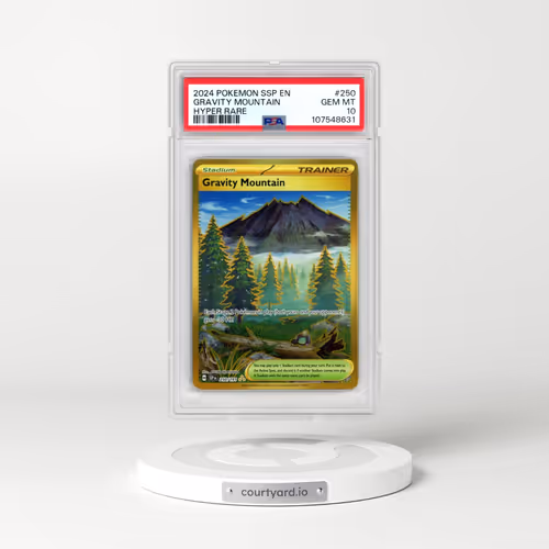 2024 Pokémon Ssp EN-Surging Sparks #250 Gravity Mountain - Hyper Rare (PSA 10 GEM MINT)
