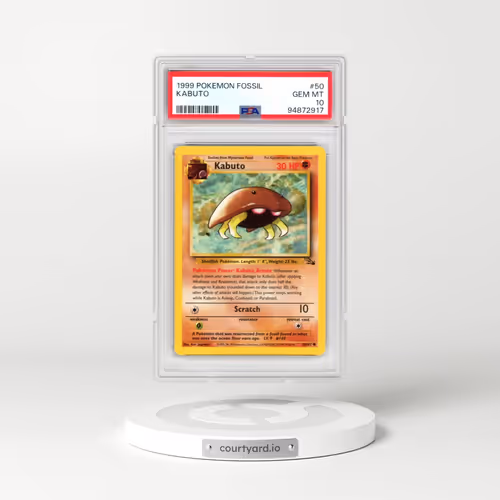 1999 Pokémon Fossil #50 Kabuto (PSA 10 GEM MINT)