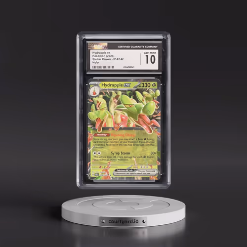 2024 Pokémon Scr EN-Stellar Crown #014 Hydrapple EX - Holo (CGC 10 GEM MINT)