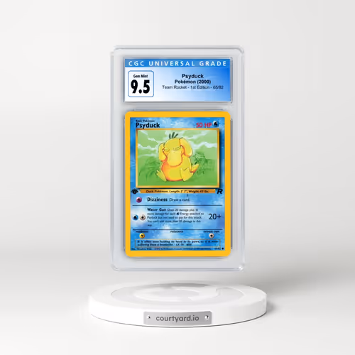 2000 Team Rocket #65/82 Psyduck - 1st Edition 1st Edition (CGC 10 GEM MINT)